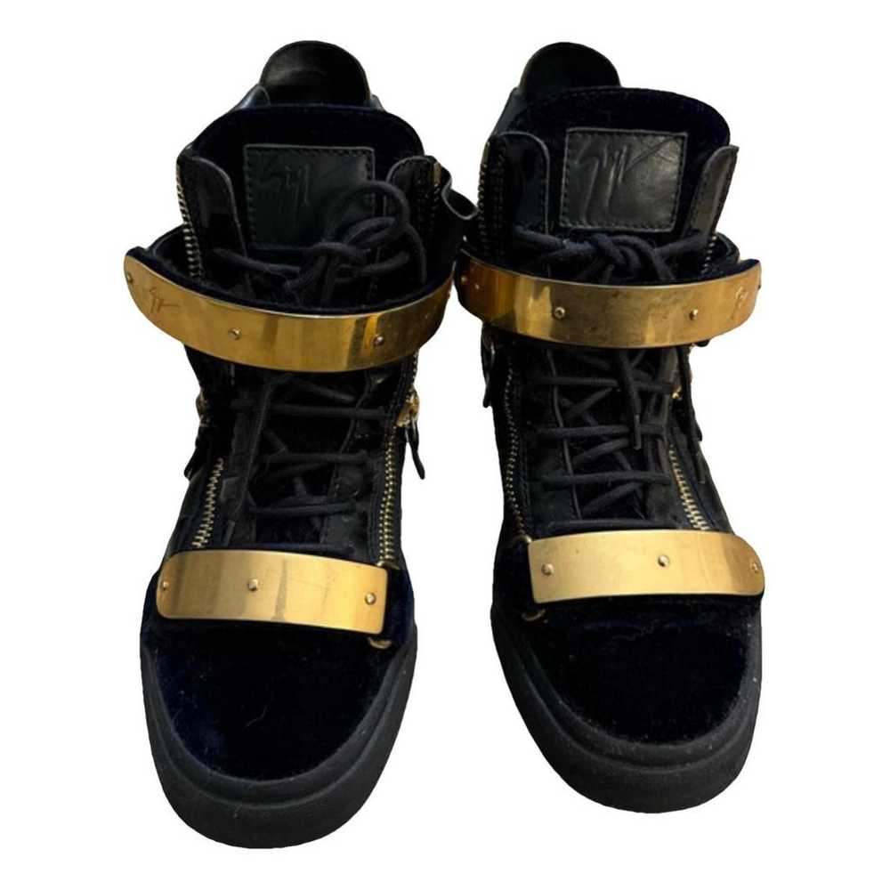 Giuseppe Zanotti Coby leather low trainers - image 1