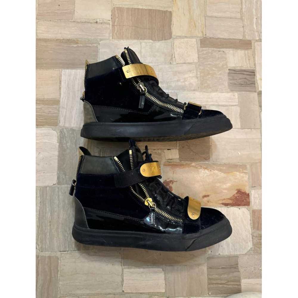 Giuseppe Zanotti Coby leather low trainers - image 4