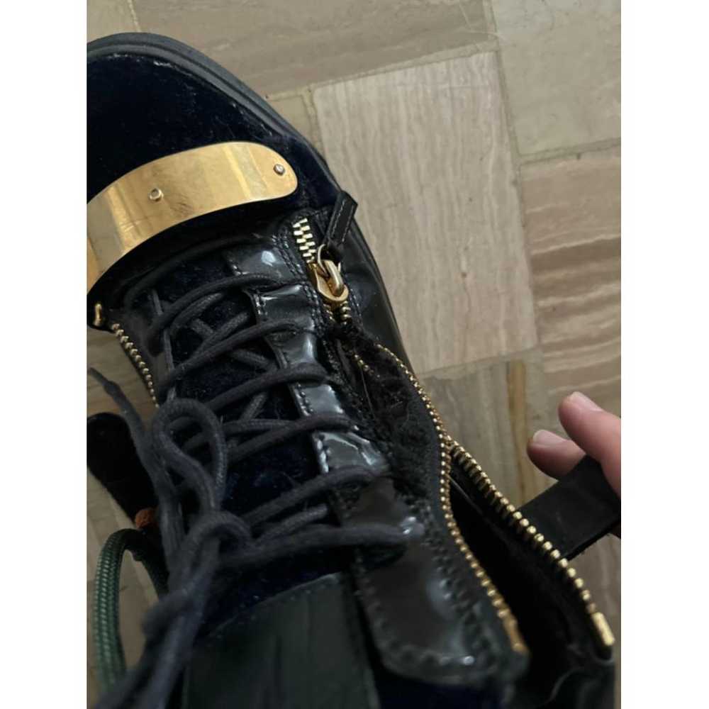 Giuseppe Zanotti Coby leather low trainers - image 6