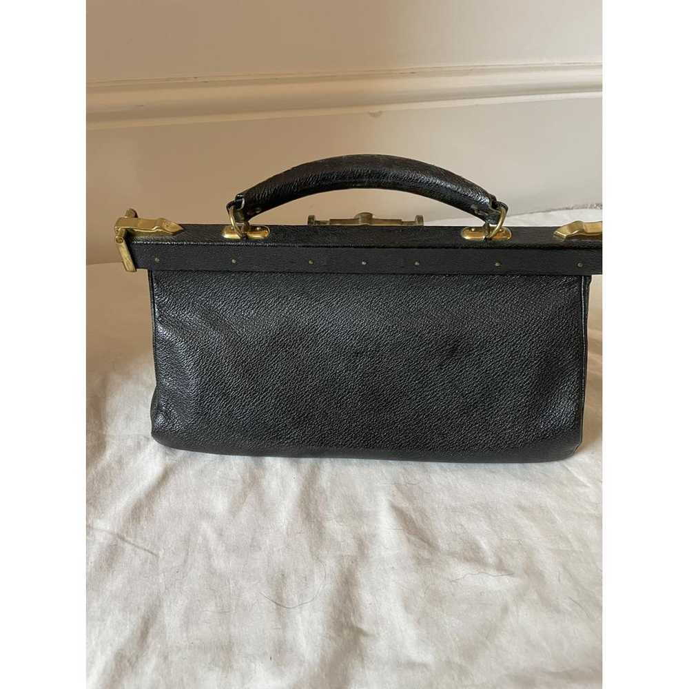 Non Signé / Unsigned Leather handbag - image 5