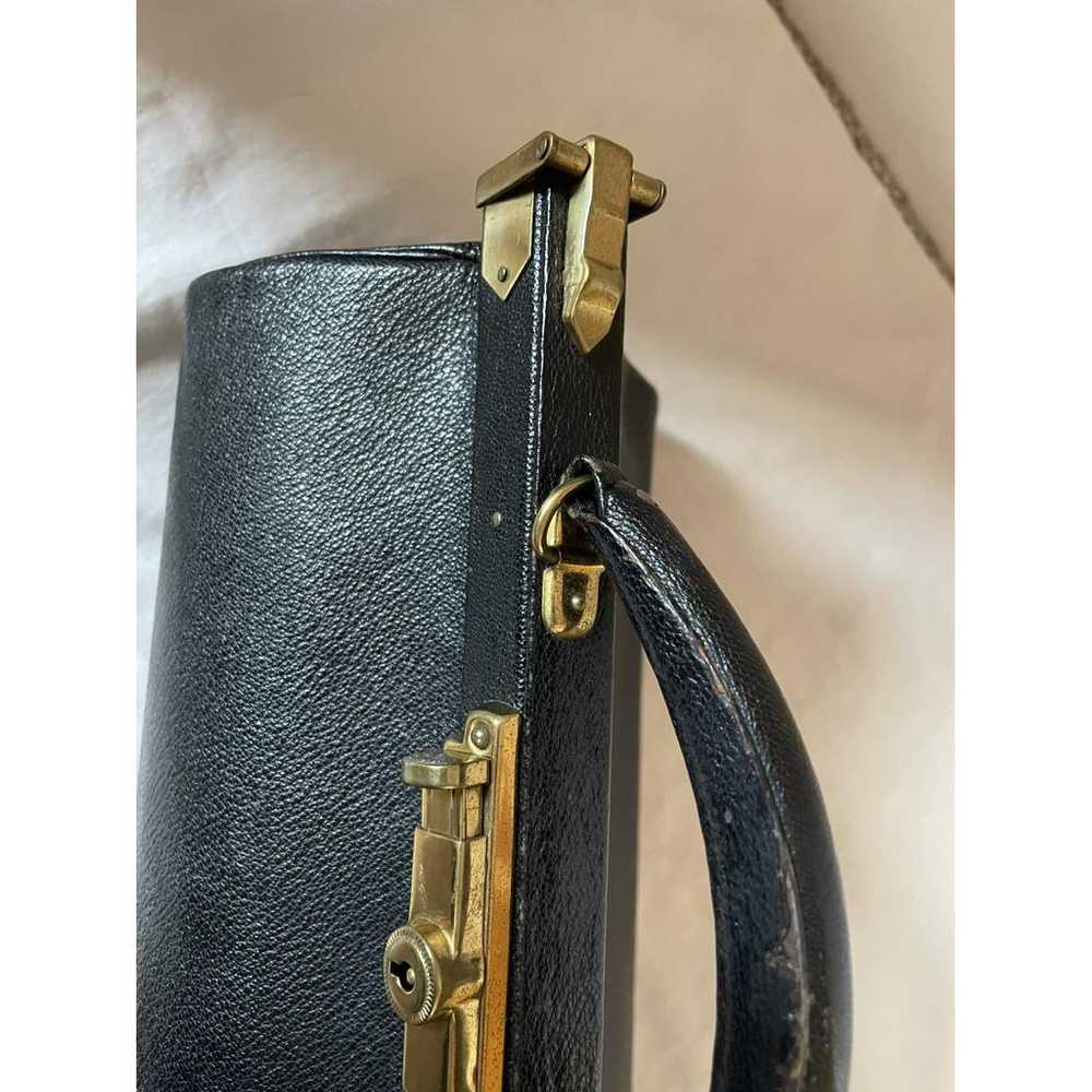 Non Signé / Unsigned Leather handbag - image 6