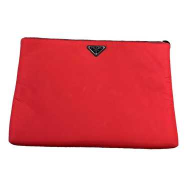 Prada Re-Nylon cloth clutch bag