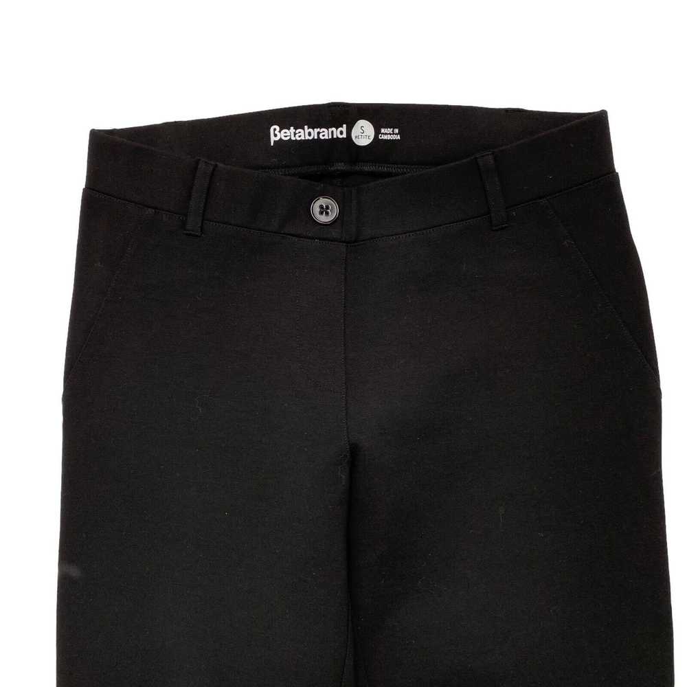 Betabrand BETABRAND Straight Leg Classic Pants Bl… - image 3