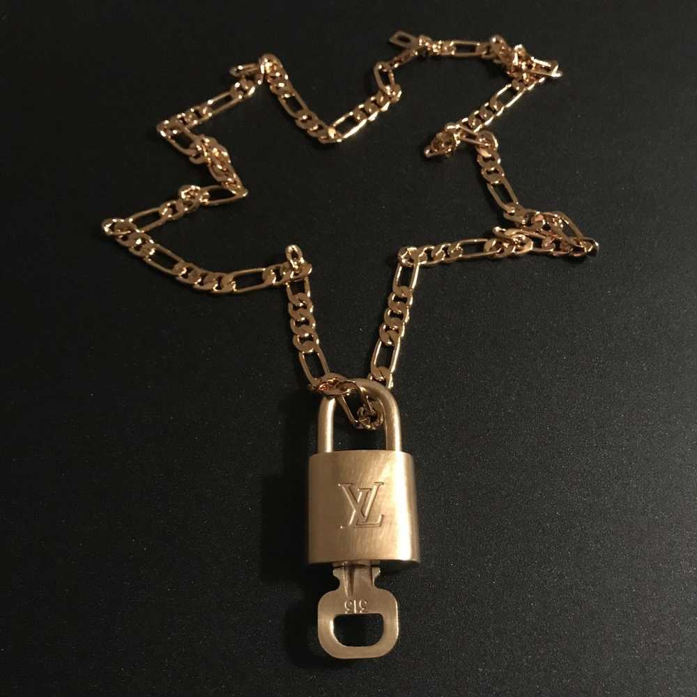 Louis Vuitton Louis Vuitton Lock, Key, & Gold Nec… - image 2