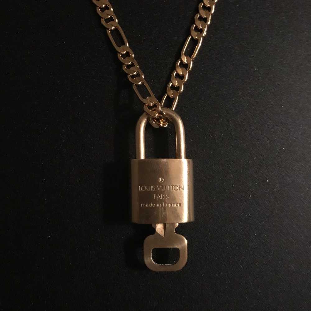 Louis Vuitton Louis Vuitton Lock, Key, & Gold Nec… - image 3