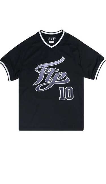 Streetwear FTP Script Pullover Baseball Jersey