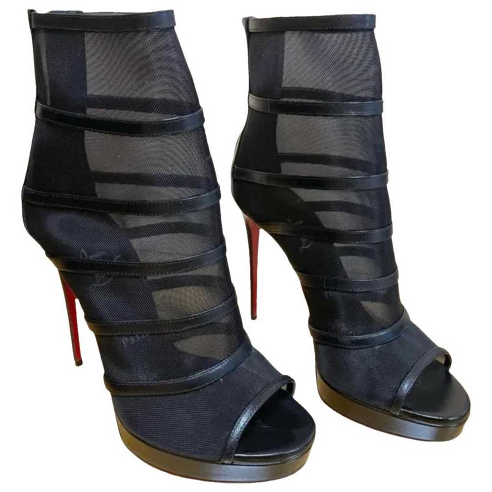 Christian Louboutin Leather open toe boots - image 1