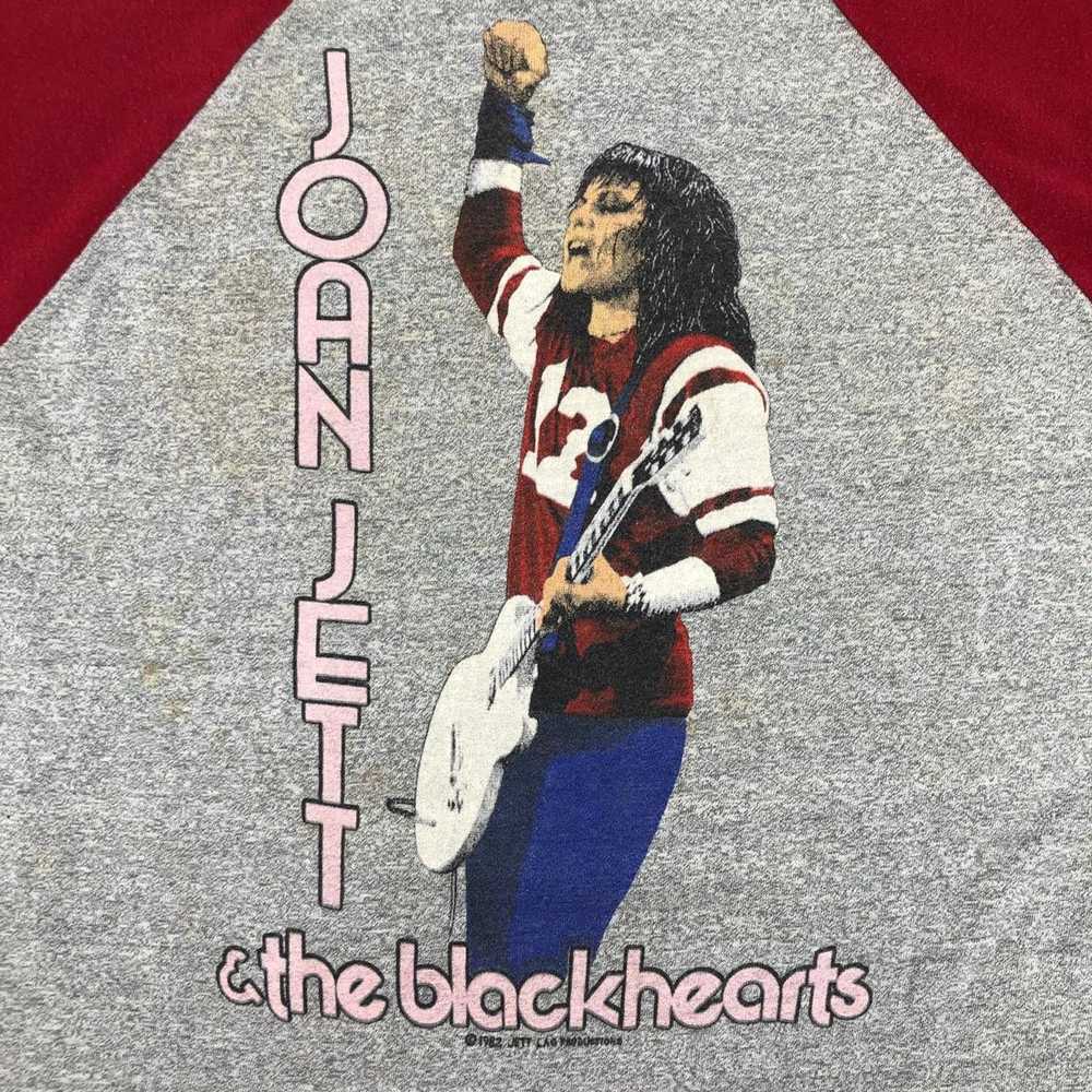 Band Tees × Vintage Joan Jett 1982 I Love Rock n … - image 3