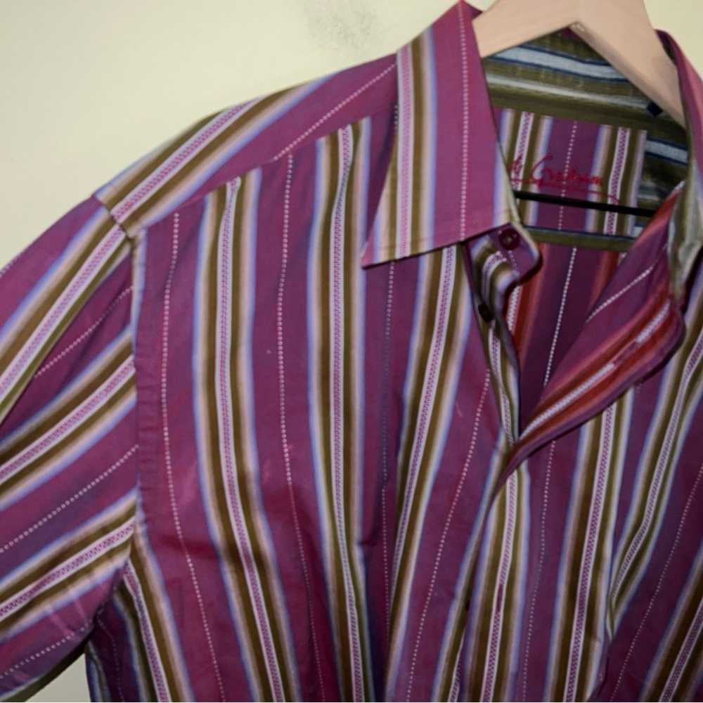 Robert Graham ROBERT GRAHAM flip cuff patterned b… - image 4