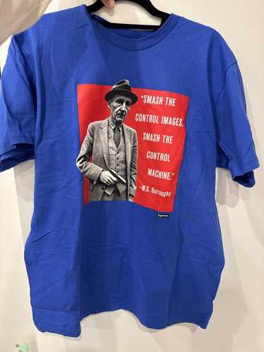 Supreme Burroughs Tee Tシャツ Supreme William S. Burroughs tee in red. Never worn, | Depop