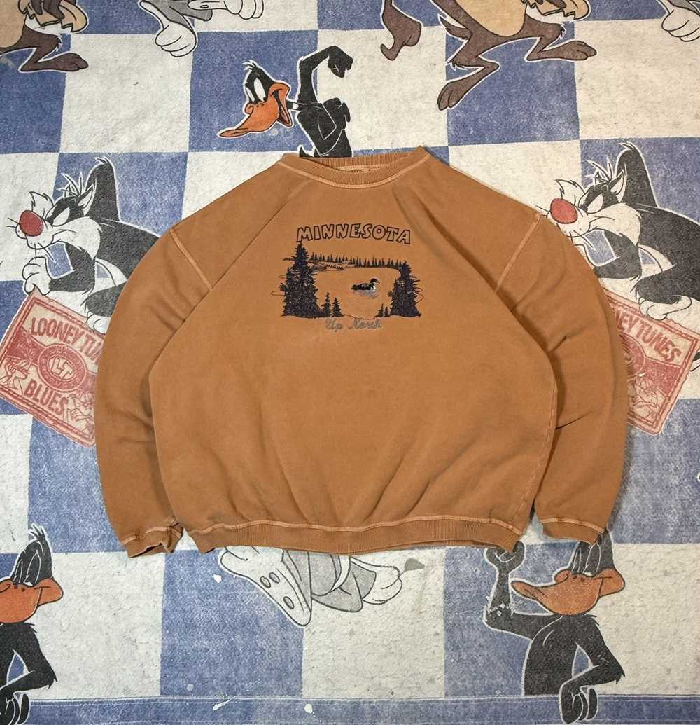 Vintage Vintage up north Minnesota crewneck - image 1