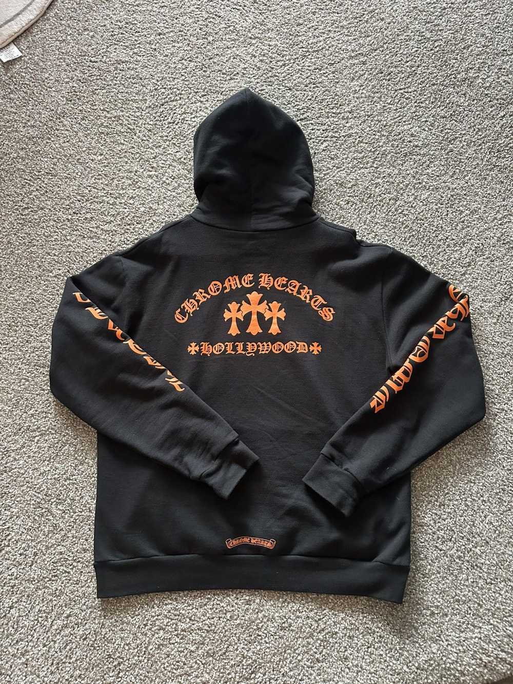 Chrome Hearts Chrome Hearts Hollywood Hoodie (Bla… - image 8