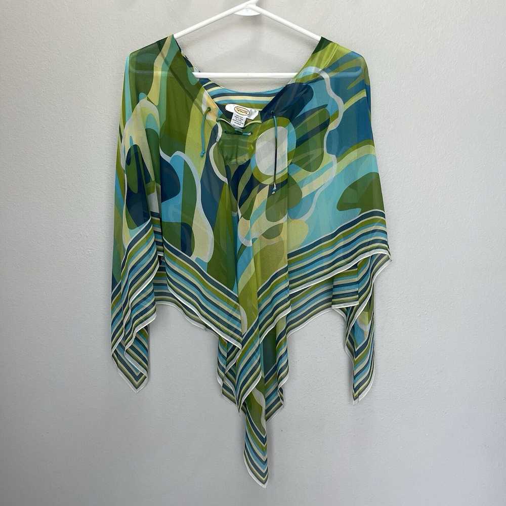 Vintage Talbots | Vintage 100% Silk Artsy Retro P… - image 2