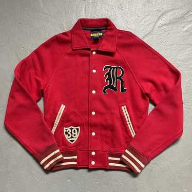 RALPH LAUREN RUGBY スタジャン サイズM ビッグロゴ Ralph lauren rugby football - Gem