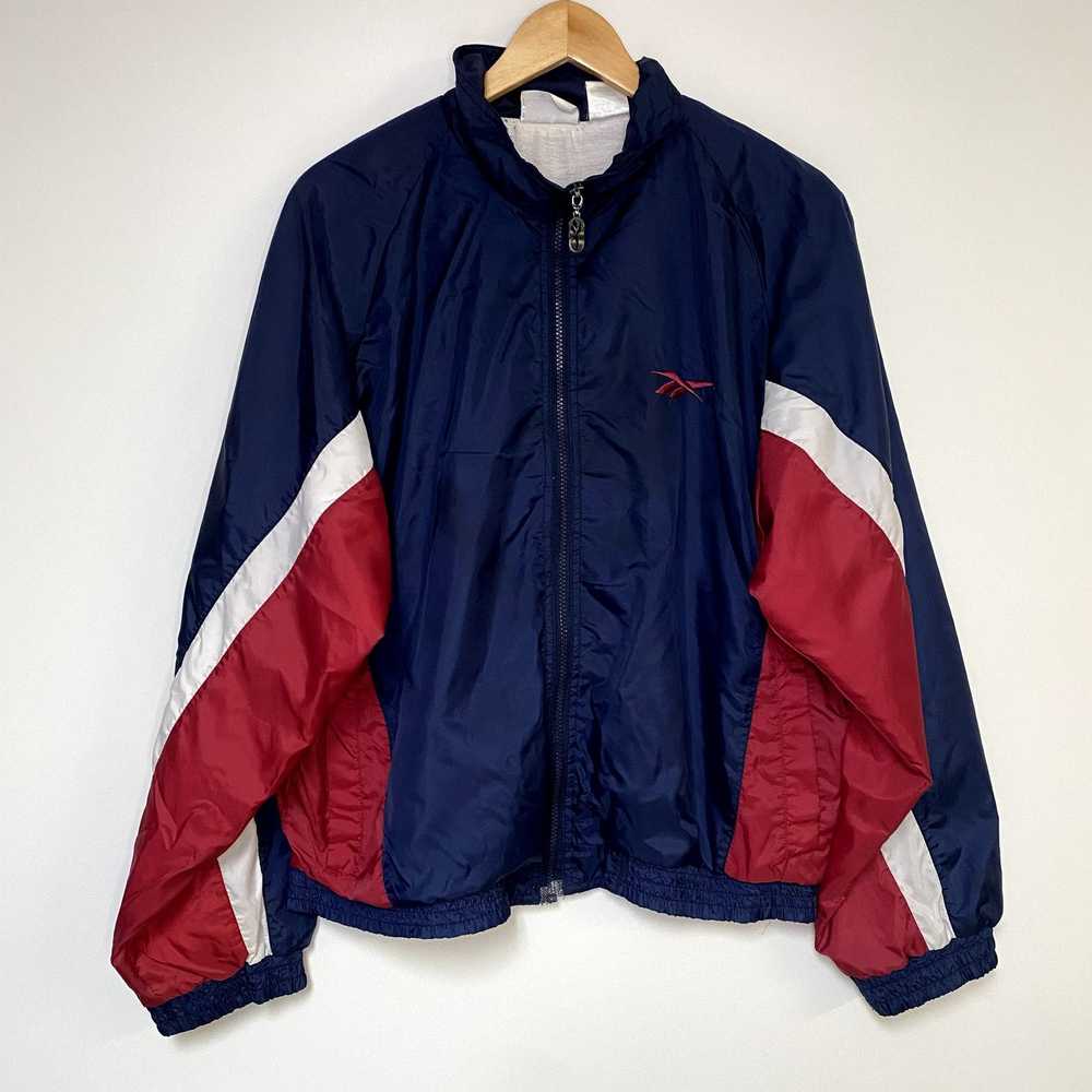 Vintage Vintage Reebok Jacket 90s Windbreaker Red… - image 1