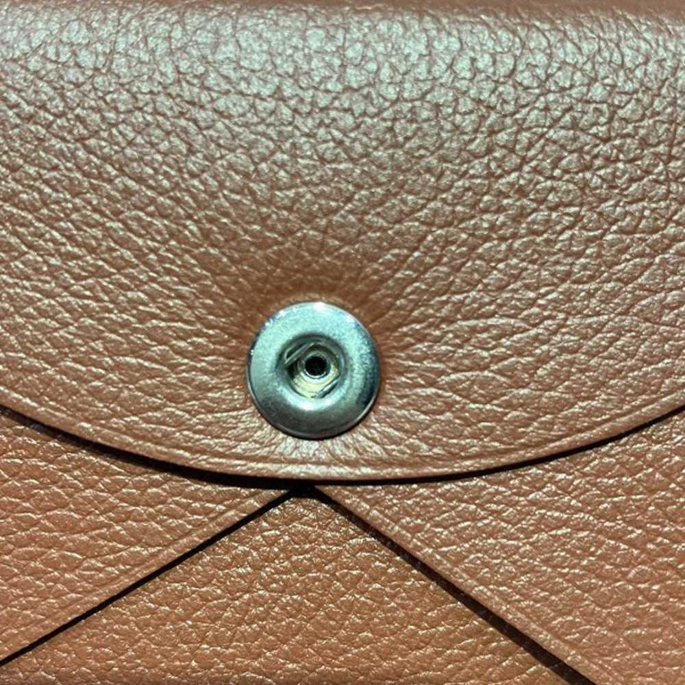 Hermes Hermes Calvi Brown Leather B Stamp Small I… - image 7