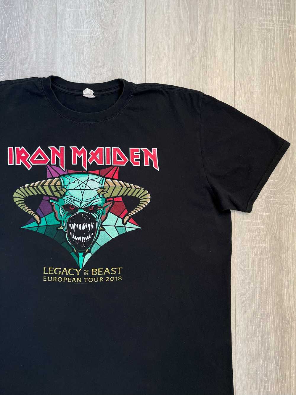 Band Tees × Iron Maiden × Rock T Shirt Iron Maide… - image 2