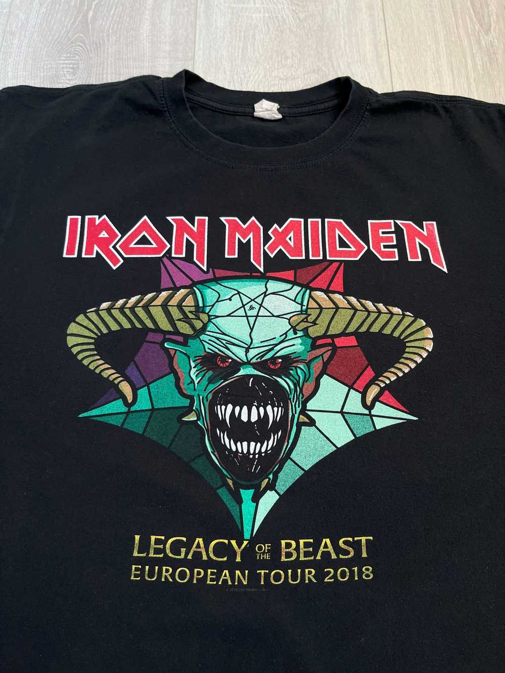 Band Tees × Iron Maiden × Rock T Shirt Iron Maide… - image 3