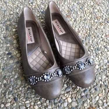 Other Rialto Comfort Brown Jeweled Flats Size 7.5