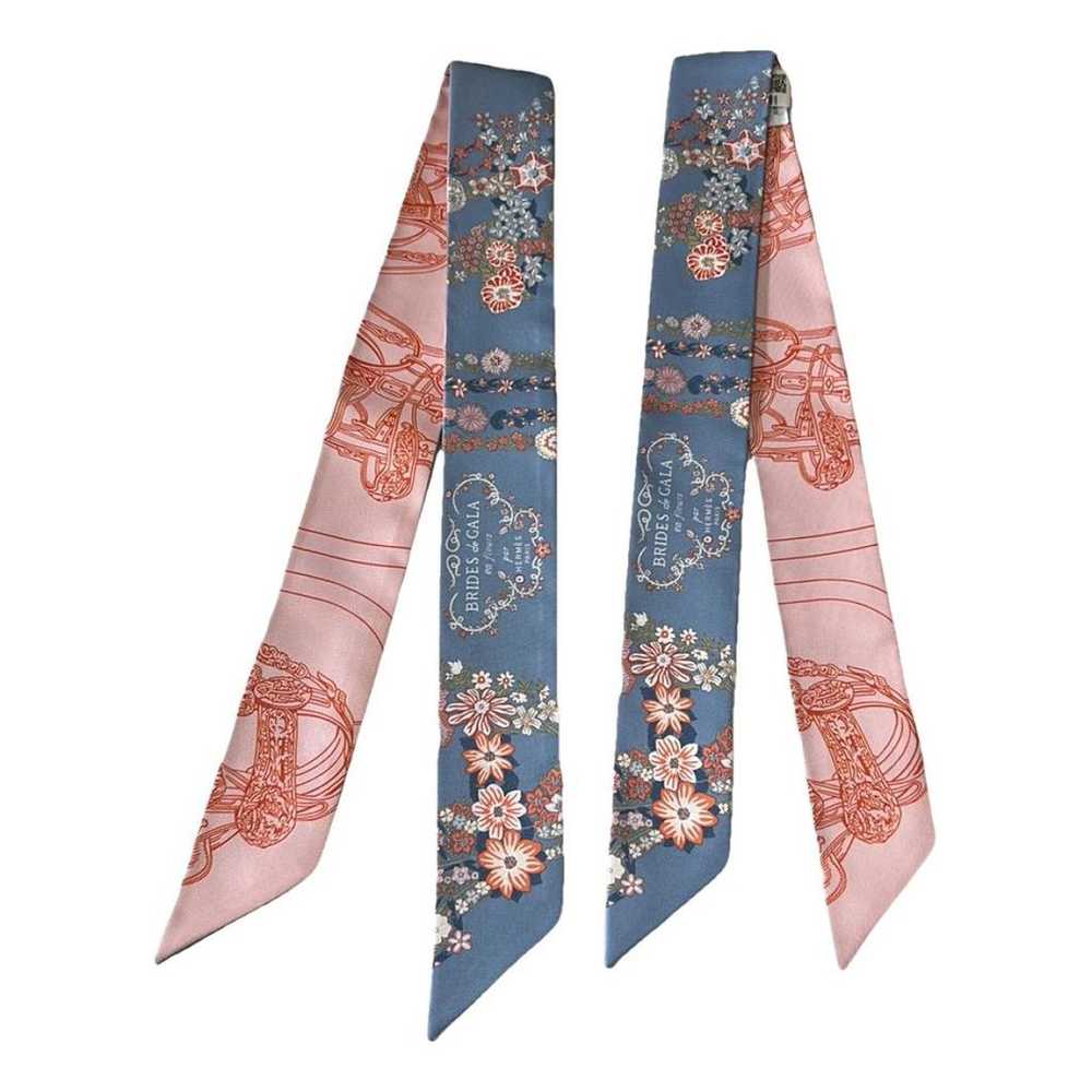 Hermès Twilly 86 silk scarf - image 1