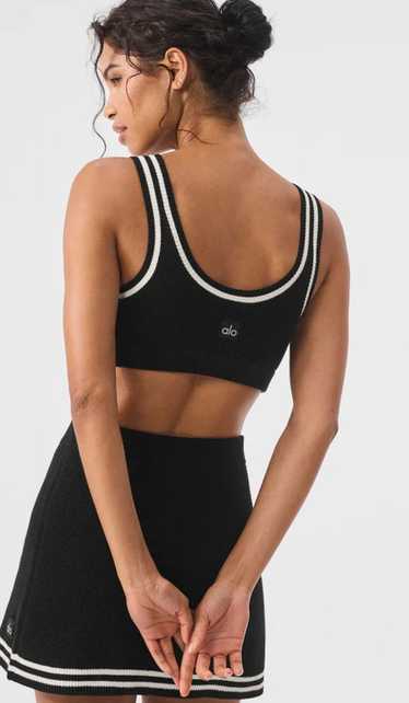 Alo Yoga Alo Yoga | Tennis Club Black Sweater Knit