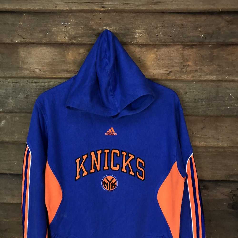 Adidas × NBA Adidas Knicks NBA Blue Oren Hoodies … - image 2