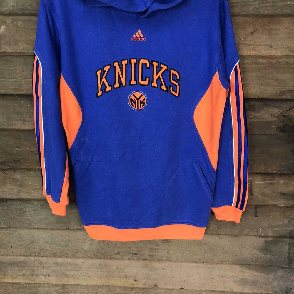 Adidas × NBA Adidas Knicks NBA Blue Oren Hoodies … - image 3