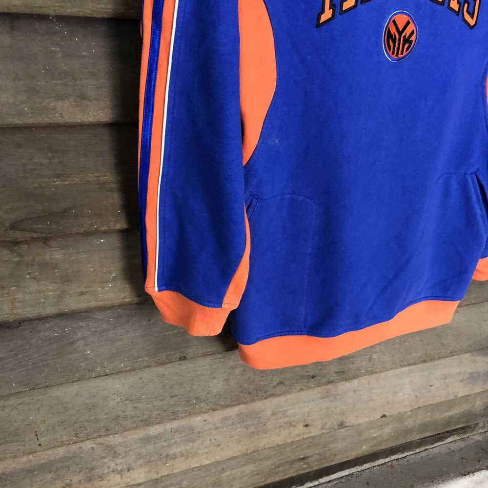 Adidas × NBA Adidas Knicks NBA Blue Oren Hoodies … - image 4