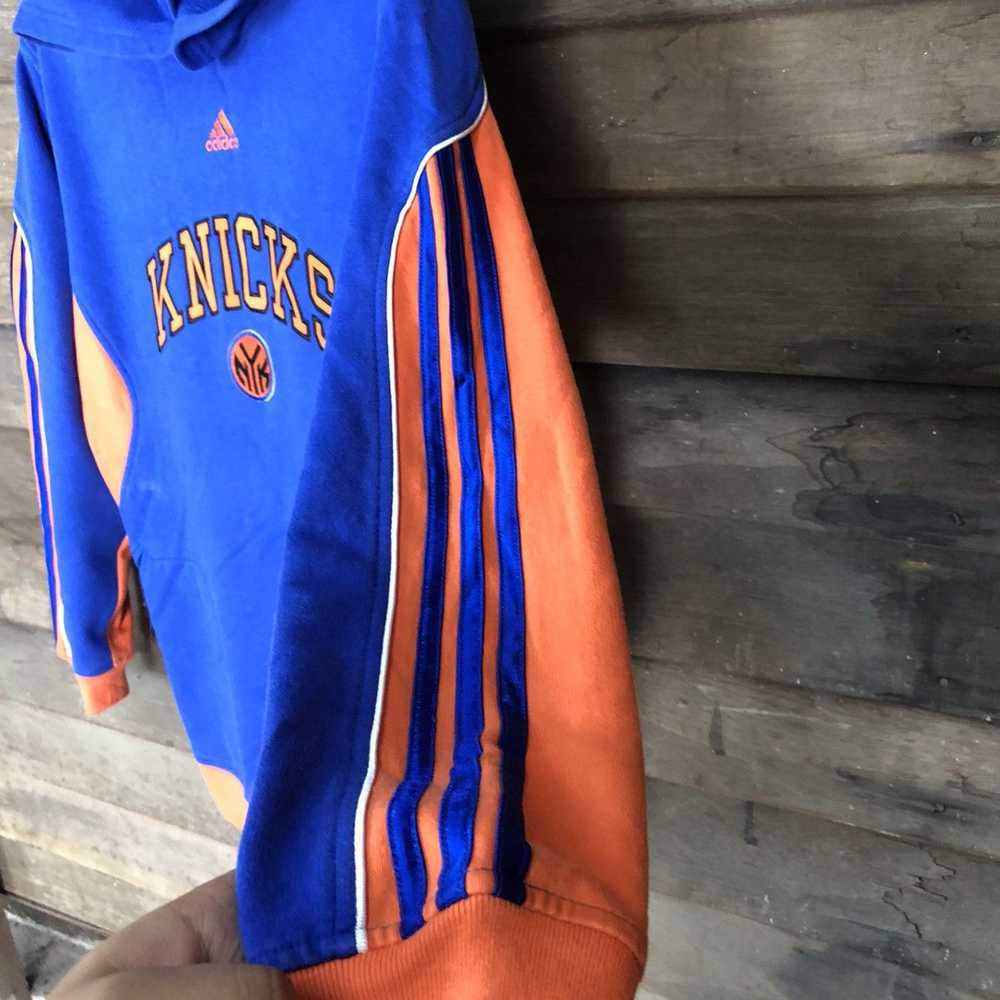 Adidas × NBA Adidas Knicks NBA Blue Oren Hoodies … - image 7