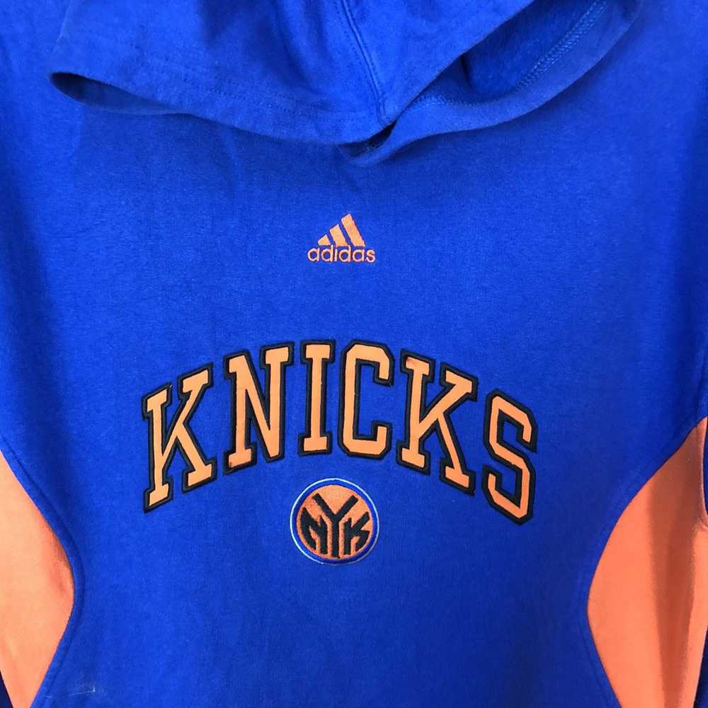 Adidas × NBA Adidas Knicks NBA Blue Oren Hoodies … - image 8