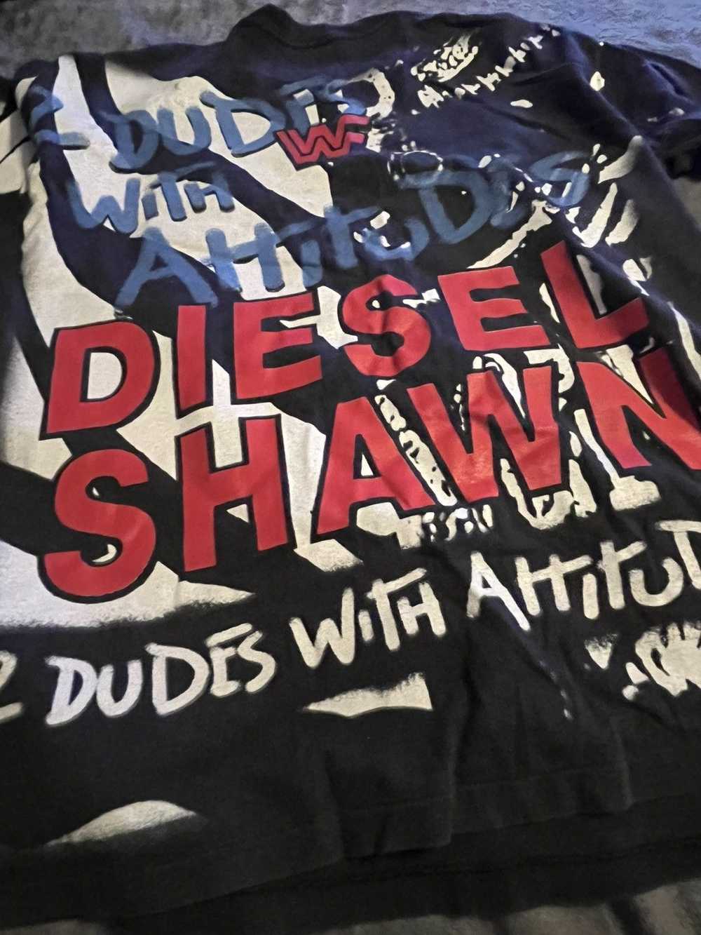 Vintage × Wwe × Wwf Vintage WWF shirt Shawn Micha… - image 3