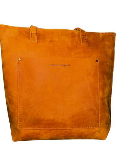 Portland Leather Crossbody Tote