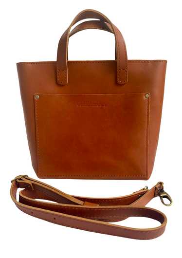 Portland Leather Mini Crossbody Tote