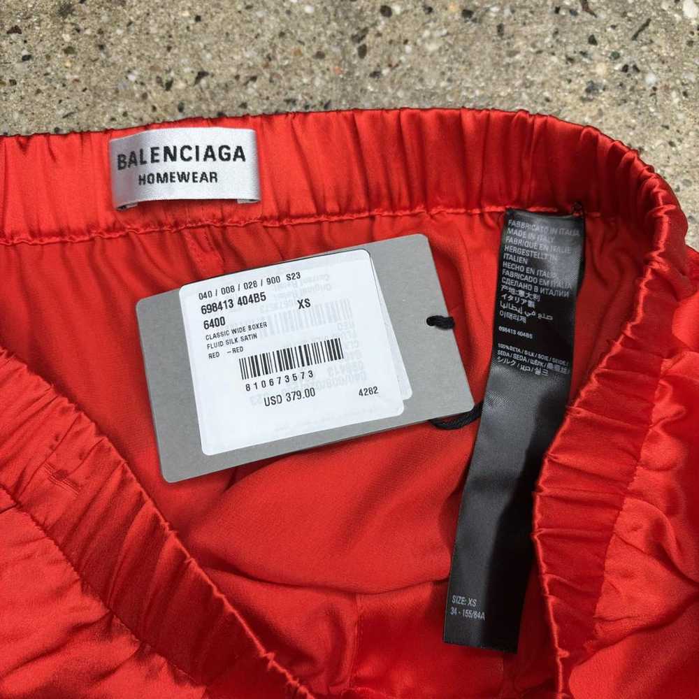 Balenciaga Silk shorts - image 4