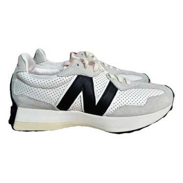 New Balance 327 leather trainers