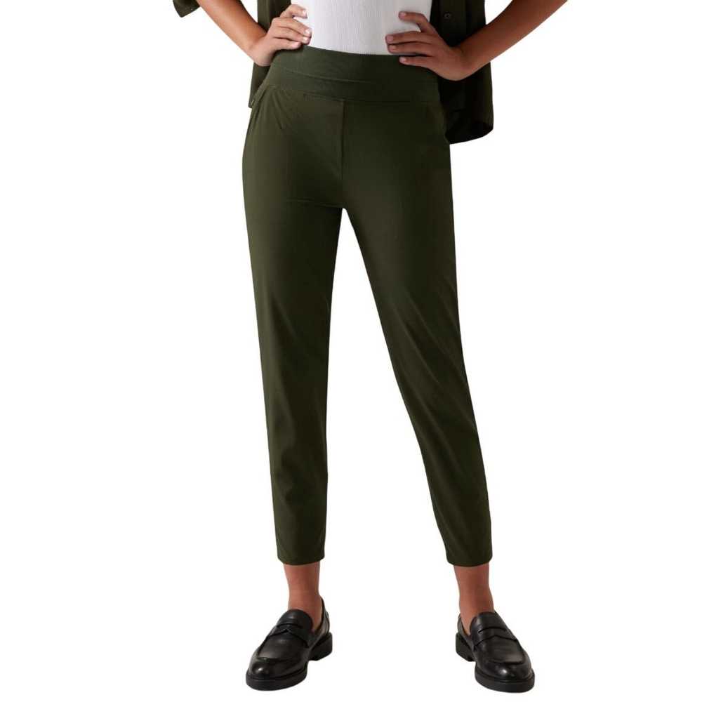 Athleta Athleta Nolita Slim Tapered Crop Pants Si… - image 1