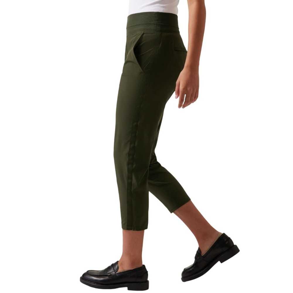 Athleta Athleta Nolita Slim Tapered Crop Pants Si… - image 3