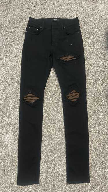 Amiri AMIRI Mx1 Brown Ultra Suede Jeans