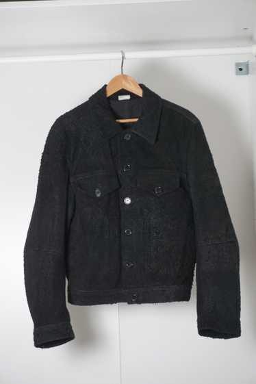 Ann Demeulemeester FW00 Burnt Suede Trucker Jacket