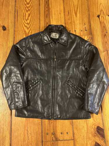 A Collezioni × Leather Jacket × Vintage ITALIAN MA