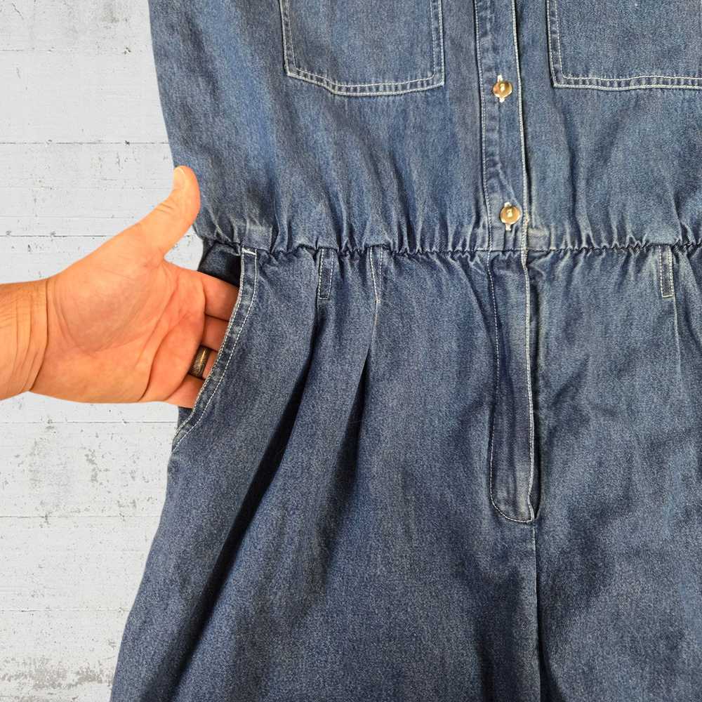 Vintage Vintage Forenza Denim Romper Size Large - image 6