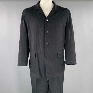 Designer Y's by YOHJI YAMAMOTO Black Rayon Single… - image 1