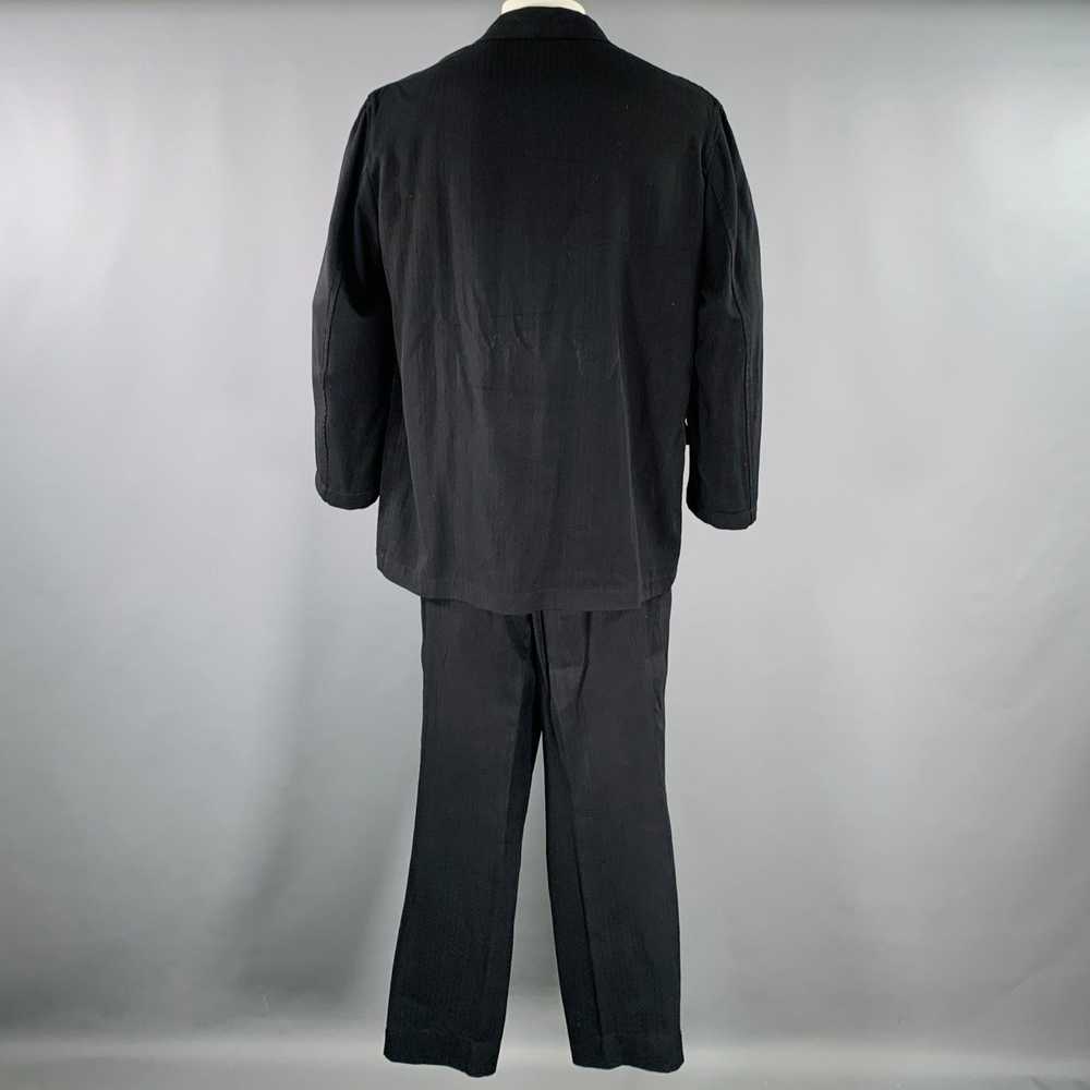 Designer Y's by YOHJI YAMAMOTO Black Rayon Single… - image 3