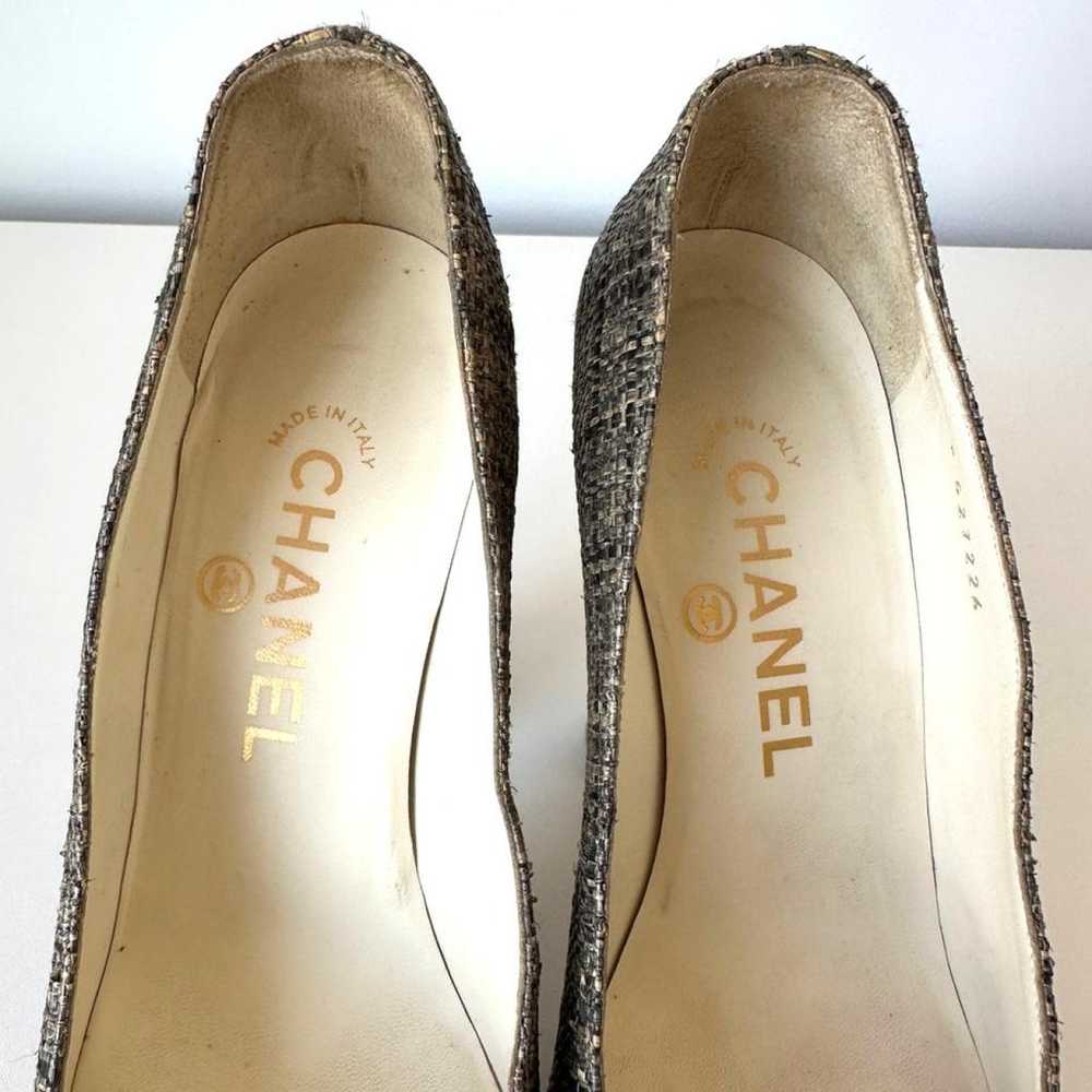 Chanel Tweed heels - image 6