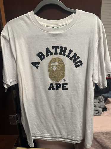 Bape Bape Logo Monogram College Tee