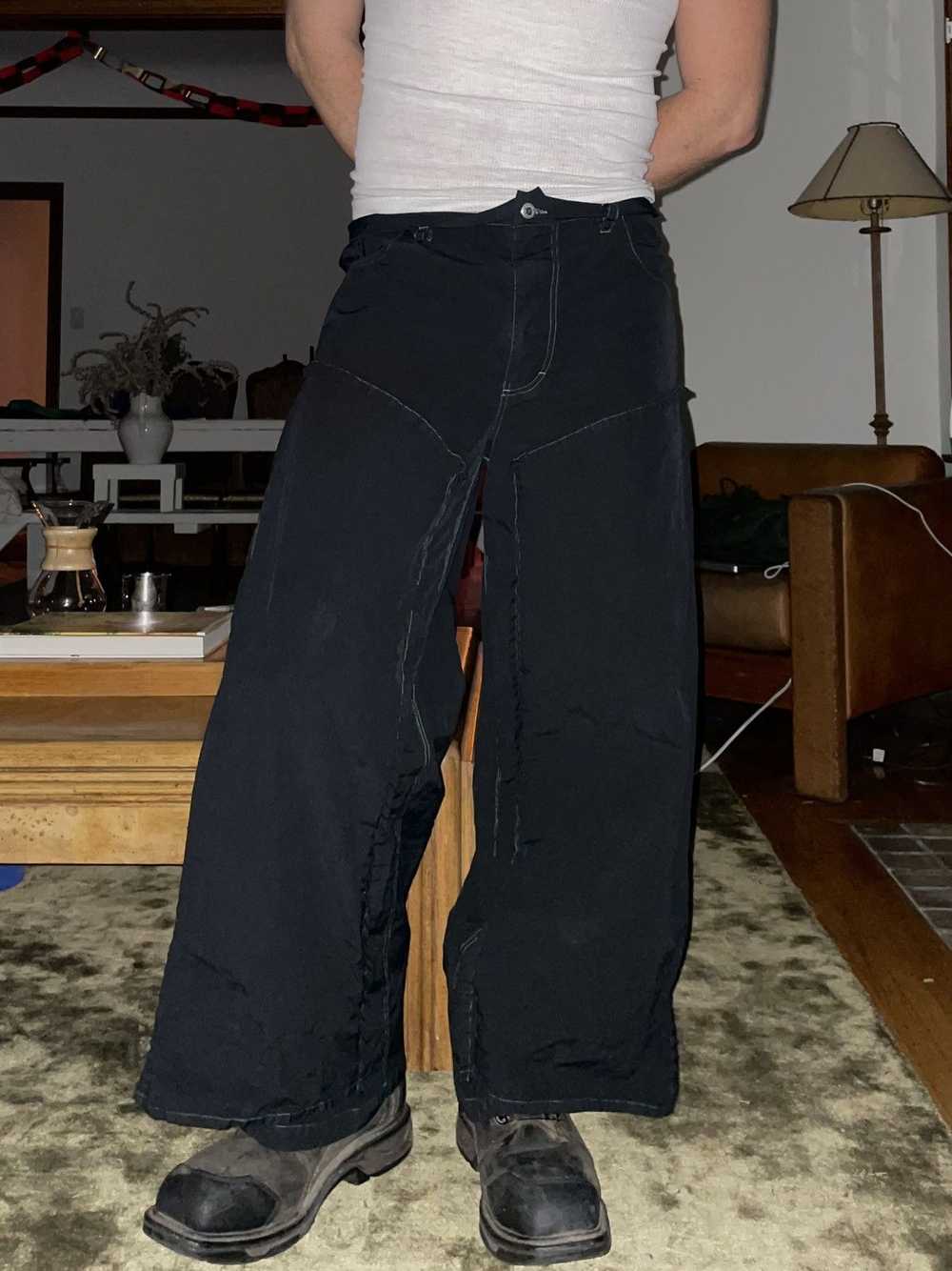 Eckhaus Latta BLACK PANEL PANTS 30 - image 8