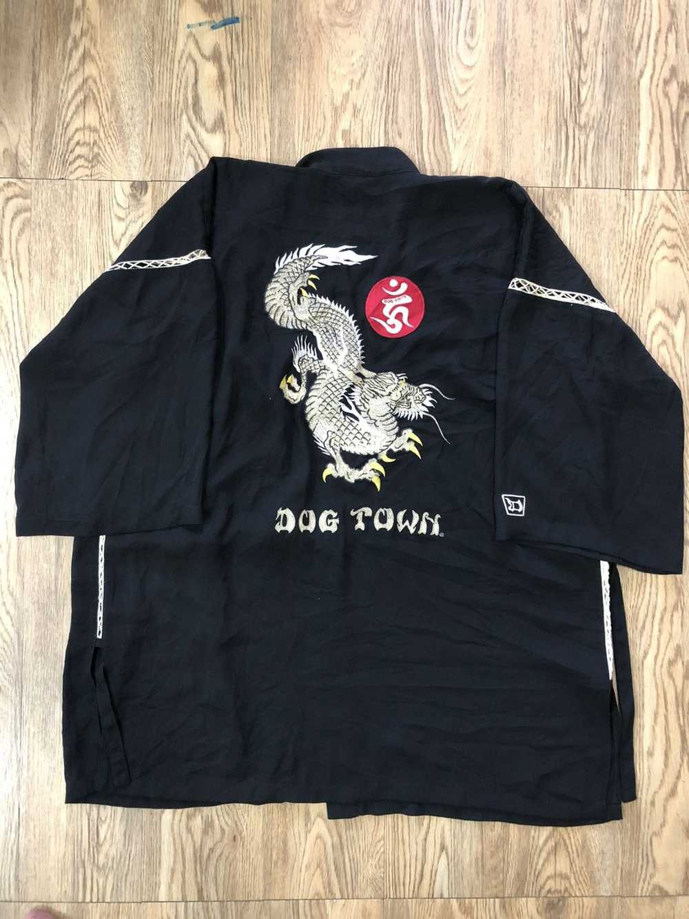 Dogtown Dogtown dragon embroidered kimono - image 4