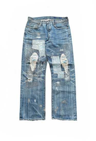 Kapital OG KIRO HIRATA Boro Distressed Patch Denim