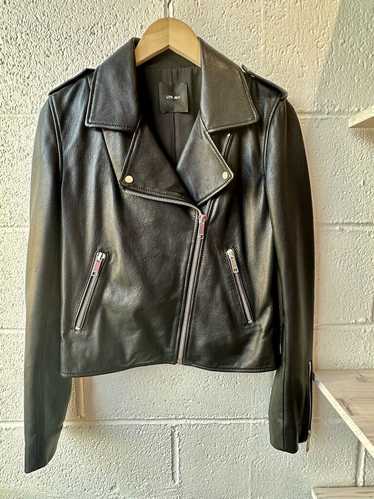 LTH JKT Black Leather Moto Jacket