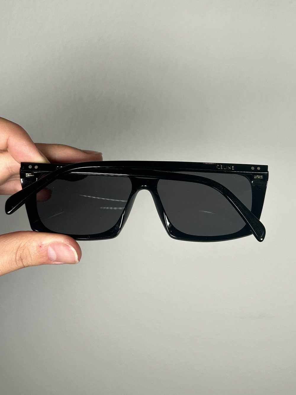 Celine WC! Thin Slim Rectangle Sunglasses - image 5